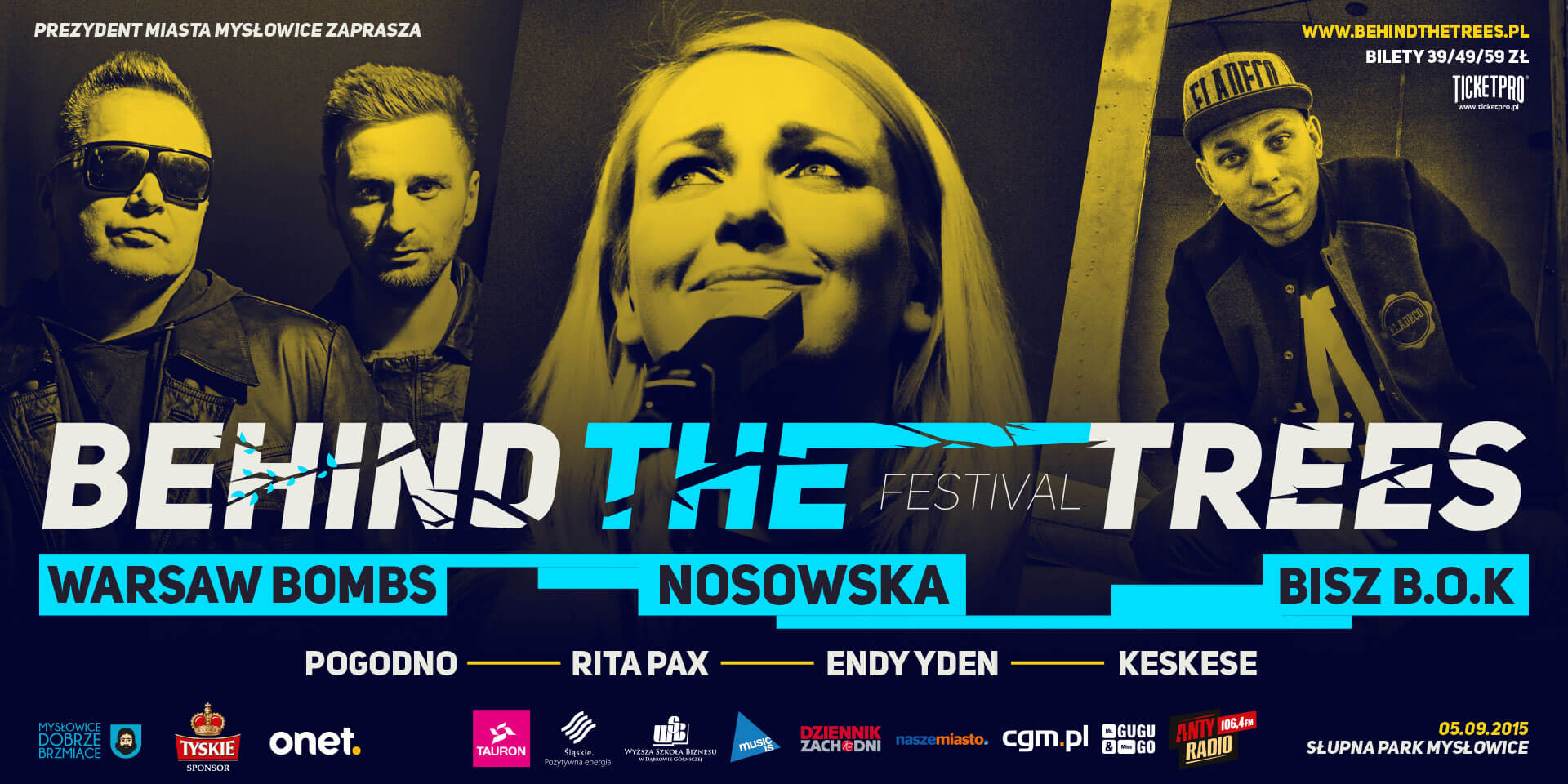Oprawa graficzna festiwalu "Behind The Trees" 5 08 behind the trees festival