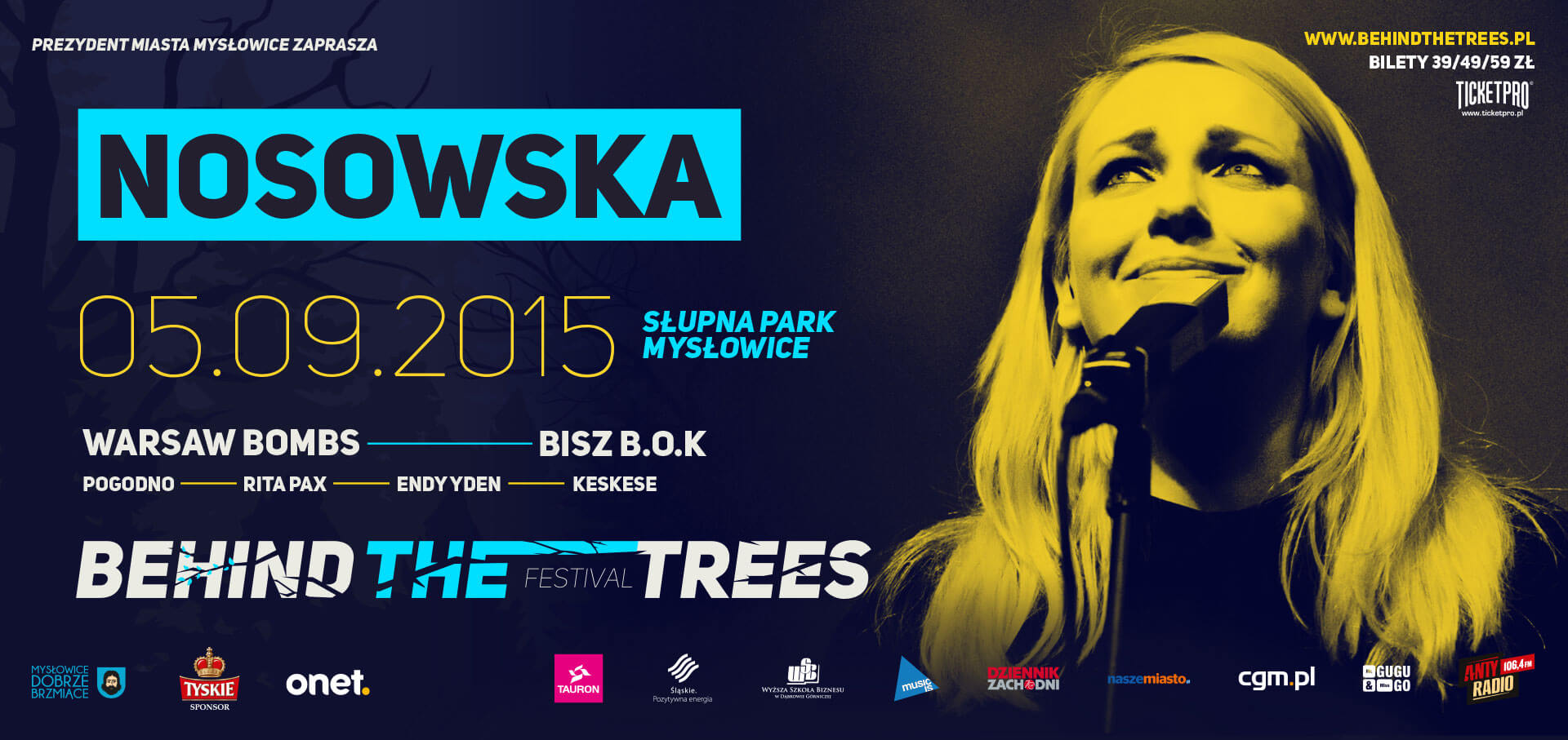 Oprawa graficzna festiwalu "Behind The Trees" 7 10 behind the trees festival