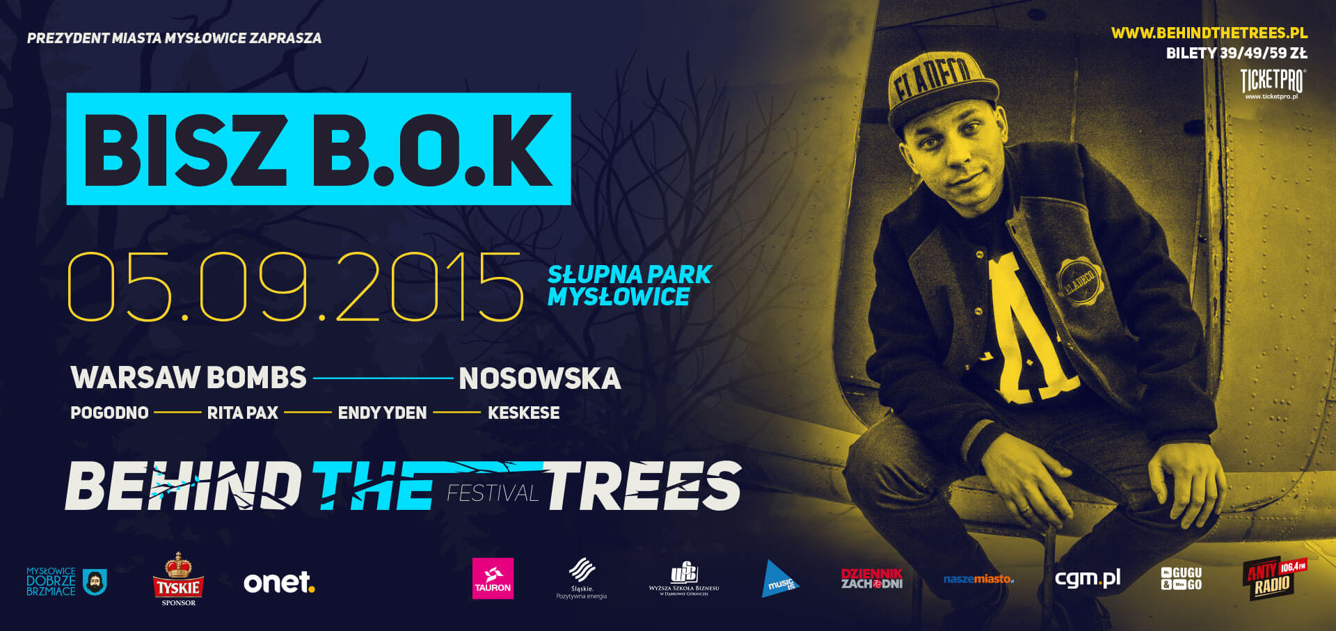 Oprawa graficzna festiwalu "Behind The Trees" 8 11 behind the trees festival