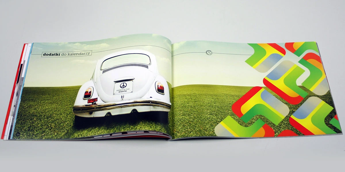 Kreatywny katalog firmowy - projekt graficzny B2B