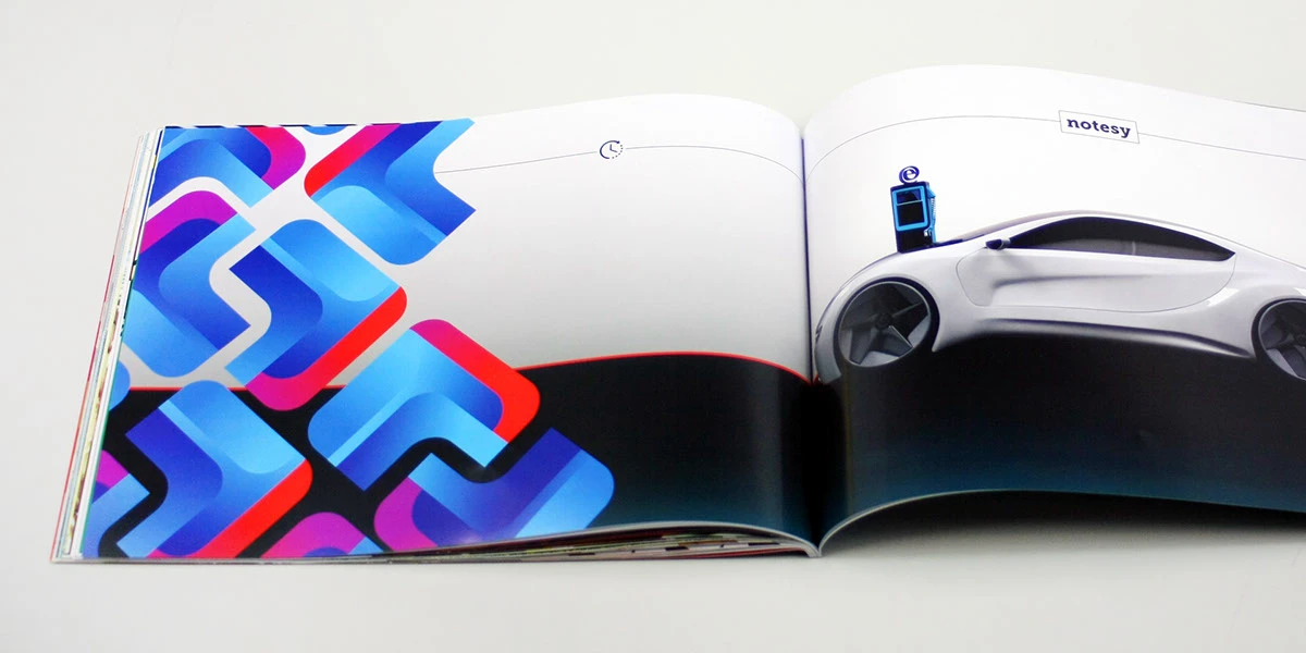 Kreatywny katalog firmowy - projekt graficzny B2B