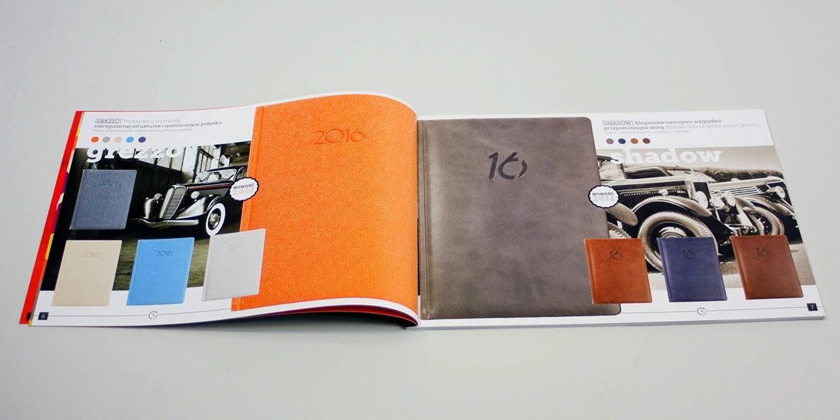 Kreatywny katalog firmowy - projekt graficzny B2B