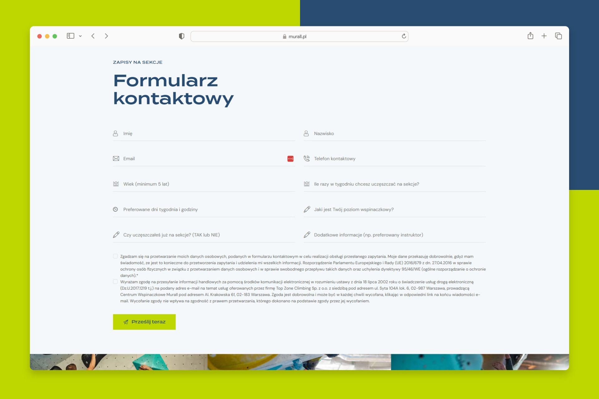 UX/UI dla branży sportowej