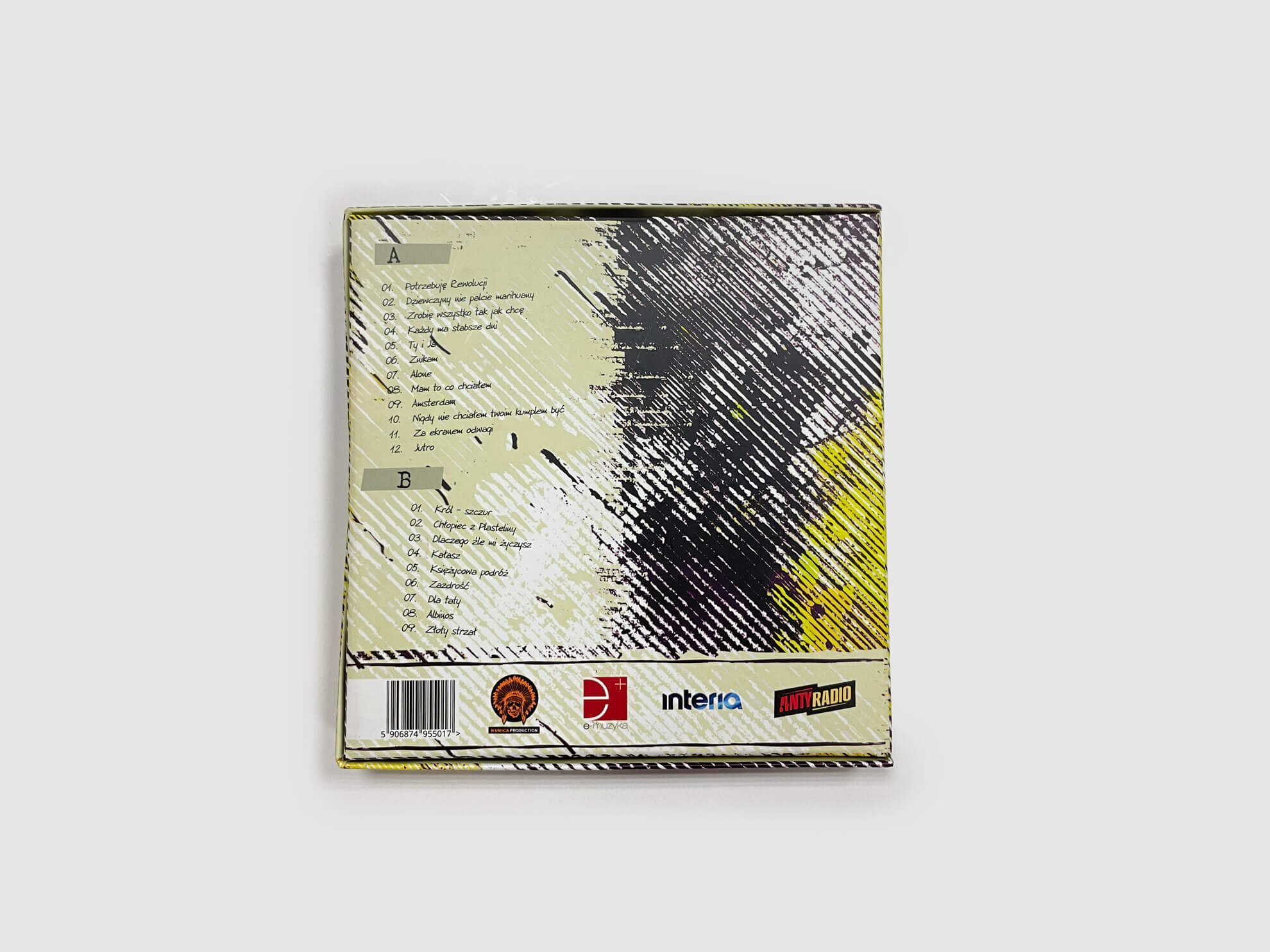 Projekt graficzny albumu CD + winyl 2 Winyl projekt graficzny albumu